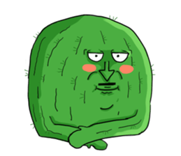 cool cactus sticker #10447350