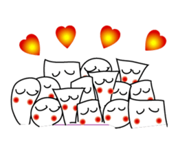 there is everyone together. sticker #10448581