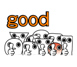 there is everyone together. sticker #10448589