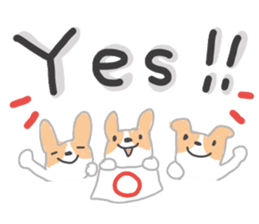 Large letters and puppy sticker #10448762