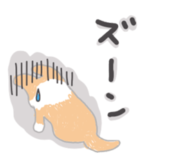 Large letters and puppy sticker #10448784