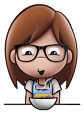 Little Cute Girl Cha-cha sticker #10448880