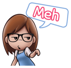 Little Cute Girl Cha-cha sticker #10448883