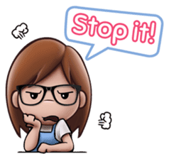 Little Cute Girl Cha-cha sticker #10448884