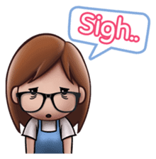 Little Cute Girl Cha-cha sticker #10448885