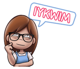 Little Cute Girl Cha-cha sticker #10448890