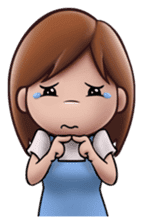 Little Cute Girl Cha-cha sticker #10448895