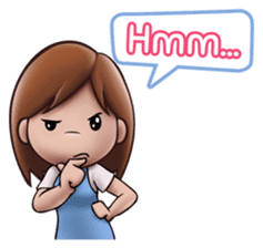 Little Cute Girl Cha-cha sticker #10448901