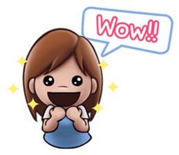 Little Cute Girl Cha-cha sticker #10448906