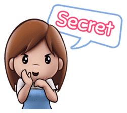 Little Cute Girl Cha-cha sticker #10448907