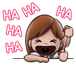 Little Cute Girl Cha-cha sticker #10448911