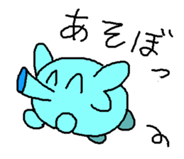 Circle Elephant sticker #10449649