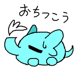 Circle Elephant sticker #10449651