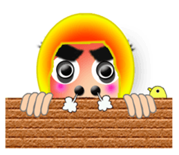 chick and Ms.Masako sticker #10449675