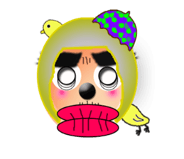 chick and Ms.Masako sticker #10449676