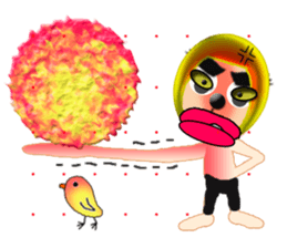 chick and Ms.Masako sticker #10449677