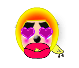 chick and Ms.Masako sticker #10449680