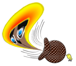 chick and Ms.Masako sticker #10449684