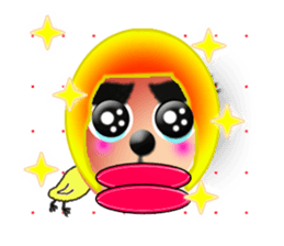 chick and Ms.Masako sticker #10449687