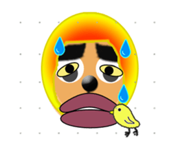 chick and Ms.Masako sticker #10449689