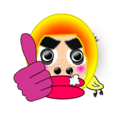 chick and Ms.Masako sticker #10449699