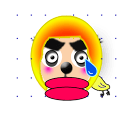 chick and Ms.Masako sticker #10449706