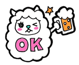 KANPAI sheep sticker #10449718