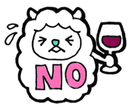 KANPAI sheep sticker #10449719