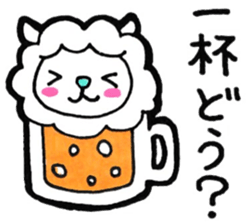 KANPAI sheep sticker #10449720