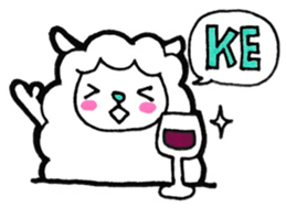 KANPAI sheep sticker #10449732
