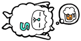 KANPAI sheep sticker #10449736