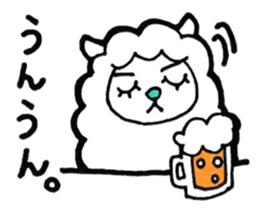 KANPAI sheep sticker #10449748