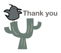 Gray Birds sticker #10450556