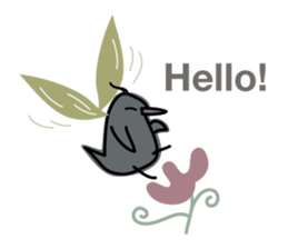 Gray Birds sticker #10450557