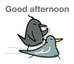 Gray Birds sticker #10450568
