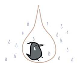 Gray Birds sticker #10450571