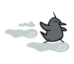 Gray Birds sticker #10450572