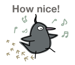 Gray Birds sticker #10450581