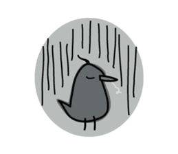 Gray Birds sticker #10450582