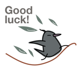 Gray Birds sticker #10450583