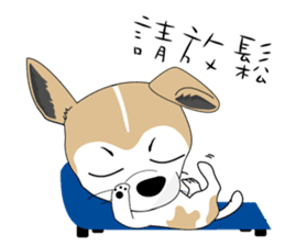 Families with dog Scooby sticker #10451409