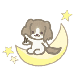 Dog is moka sticker #10452353