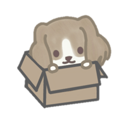 Dog is moka sticker #10452359