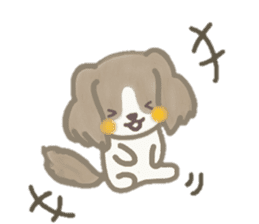 Dog is moka sticker #10452361