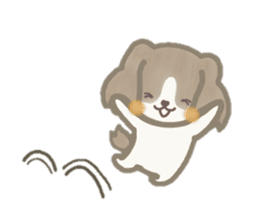 Dog is moka sticker #10452362