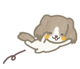 Dog is moka sticker #10452363