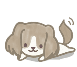 Dog is moka sticker #10452366