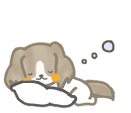 Dog is moka sticker #10452367