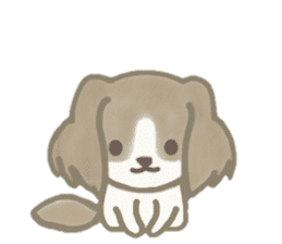 Dog is moka sticker #10452369