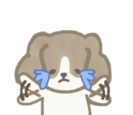 Dog is moka sticker #10452371